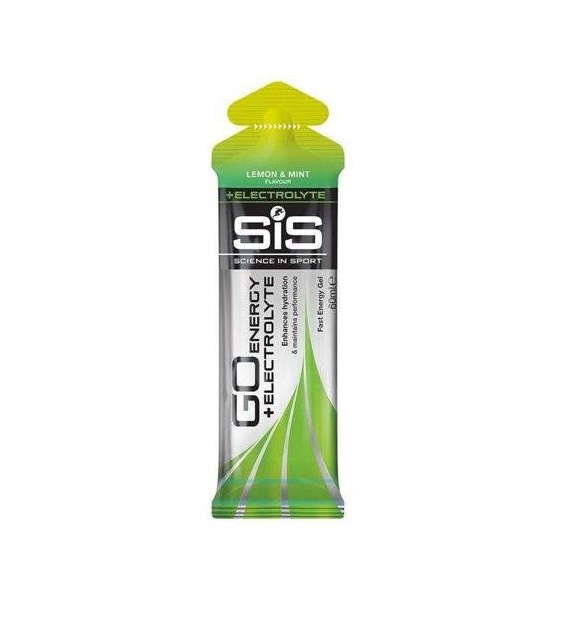 SIS Go Energy + Electrolyte Gel 60 ml. Lemon Mint / Cytryna - Mięta