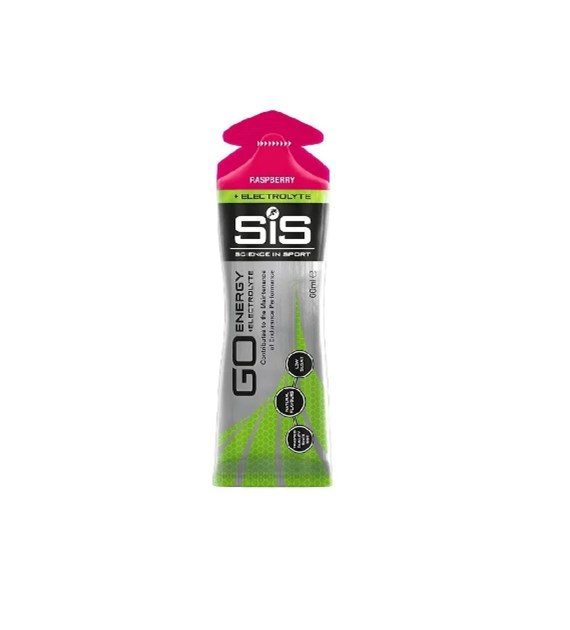 SIS Go Energy + Electrolyte Gel 60 ml.. Raspberry / Malina