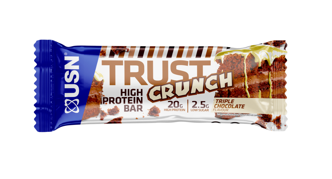 USN Trust Crunch Bar 60g Triple Chocolate