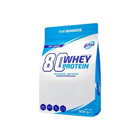6PAK 80 Whey Protein 908 g Chocolate - Orange / Czekolada - Pomarańcza