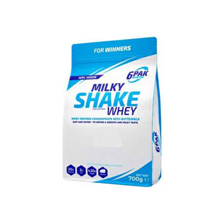 6PAK Milky Shake Whey 700 g Caffe Latte / Kawa