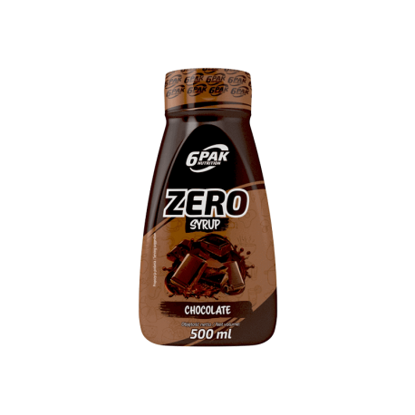 6PAK Zero Syrup 500 ml Chocolate / Czekolada