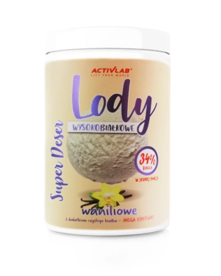 AC Lody Wysokobiałkowe 400 g Waniliowe