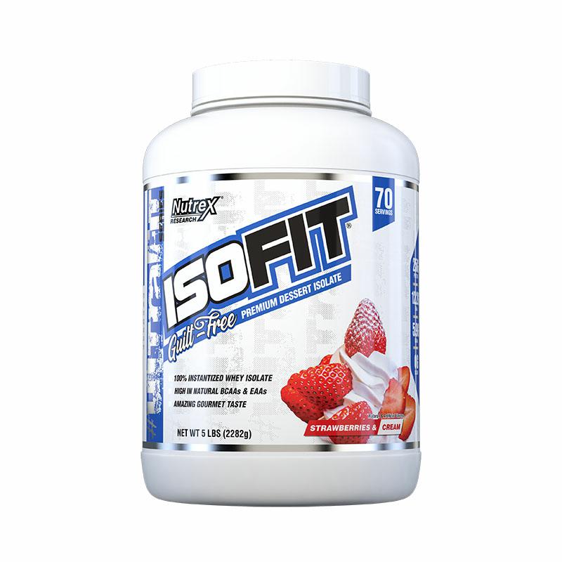 NX IsoFit Protein 2282 g Strawberry Cream / Truskawka