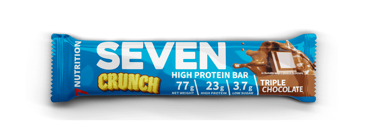 7N Seven Crunch Bar 77 g Triple Chocolate / Potrójna Czekolada