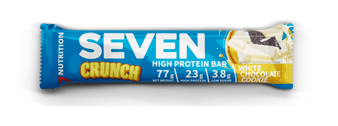 7N Seven Crunch Bar 77 g White Chocolate - Cookie / Biała Czekolada - Ciastko