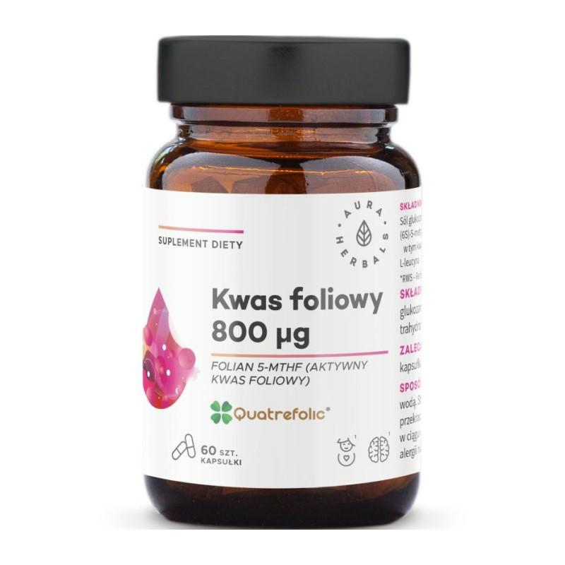 AU Kwas Foliowy 800 mcg 60 caps. / Folian