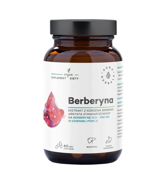 AU Berberyna 490 mg 60 caps. / Berberine