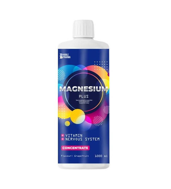 NOB Magnesium Plus 1000 ml Grapefruit / Cytrynian Magnezu Grejpfrut