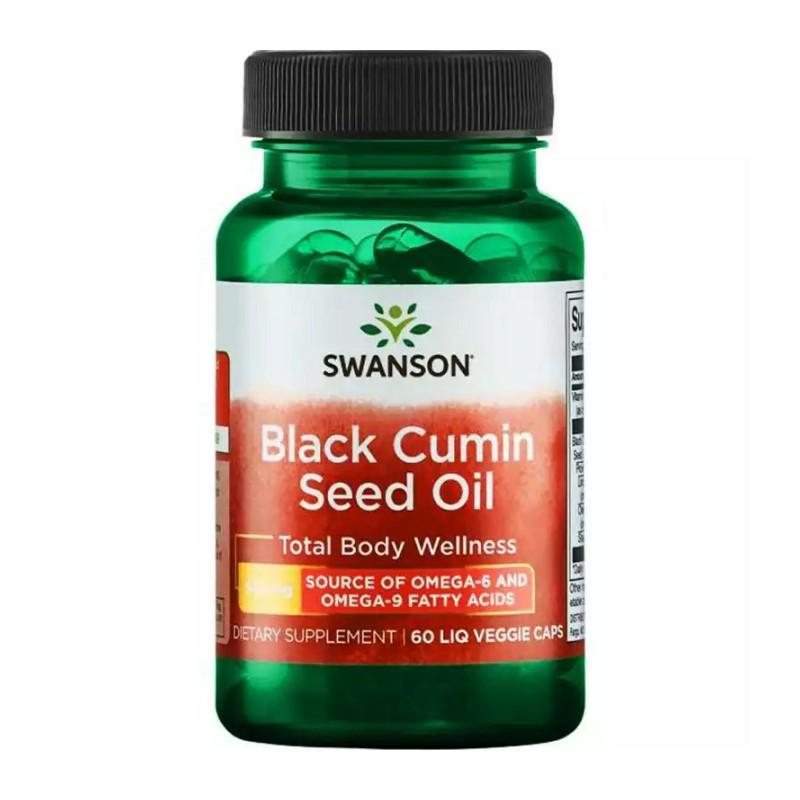 SW Black Cumin Seed Oil 500 mg 60 Liquid softgels / Olej z Nasion Czarnuszki