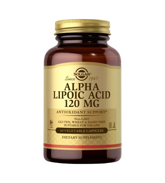SO Alpha Lipoic Acid 120 mg 60 veg caps. / ALA