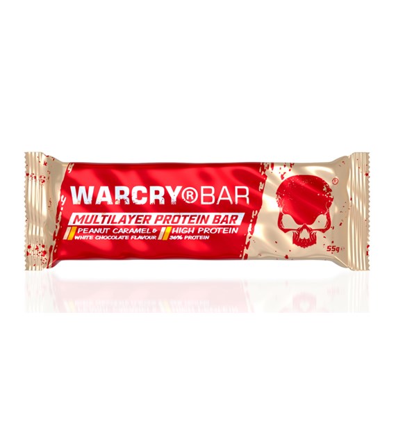 GE Warcry Protein Bar 55 g Peanut Caramel & White Chocolate / Masło Orzechowe - Biała Czekolada