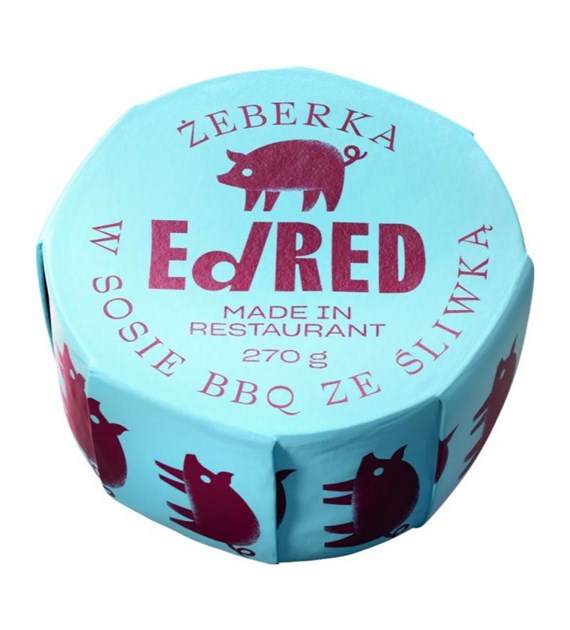 ED Żeberka w Sosie BBQ ze Śliwką 270 g