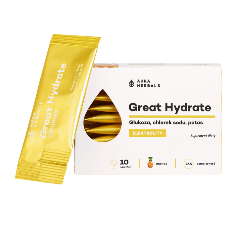 AU Great Hydrate 10 sasz. Ananas / Elektrolity