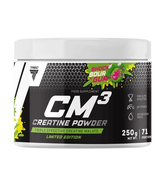 TR CM3 Powder 250 g Shock Sour Gum / Kwaśna Guma do Żucia