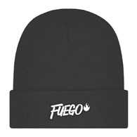 FU Czapka Zimowa Czarna Logo FUEGO
