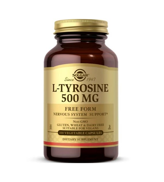 SO L-Tyrosine 500 mg Free Form 100 veg caps. / Tyrozyna