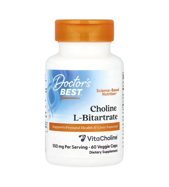 DO Choline L-Bitrate 275 mg 60 veg caps. / Cholina