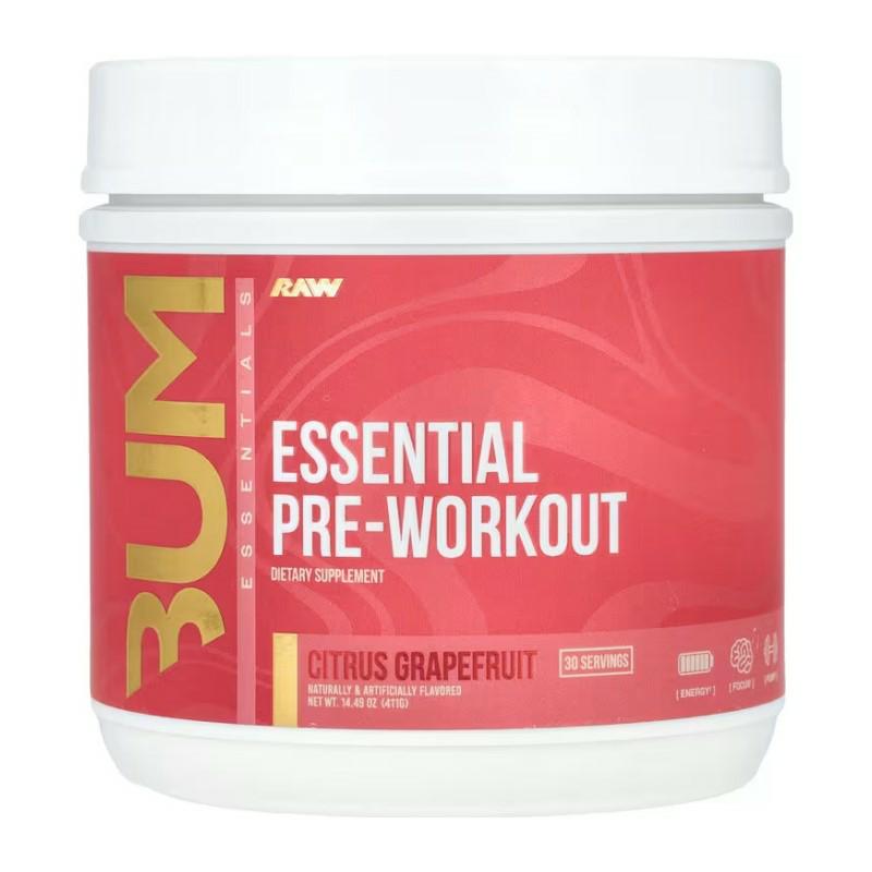 RAW Essential Pre-Workout 411 Citrus Grapefruit / Cytryna - Grejpfrut