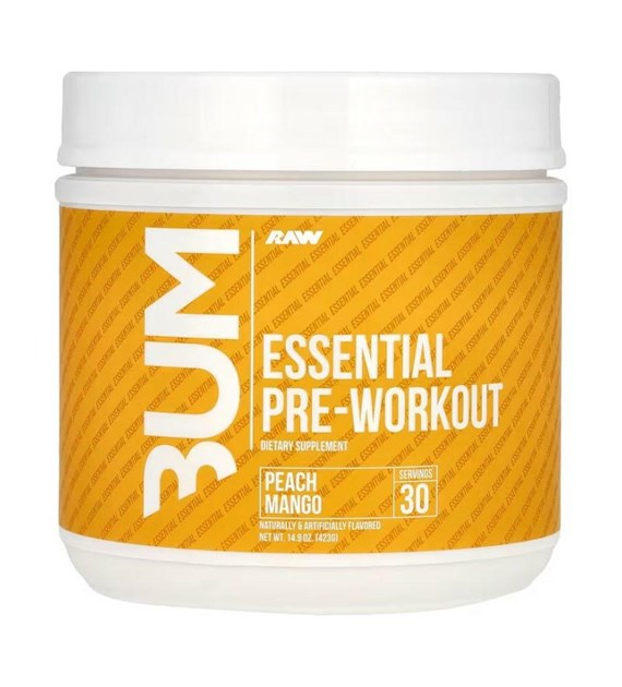 RAW Essential Pre-Workout 423 g Peach Mango / Brzoskwinia - Mango