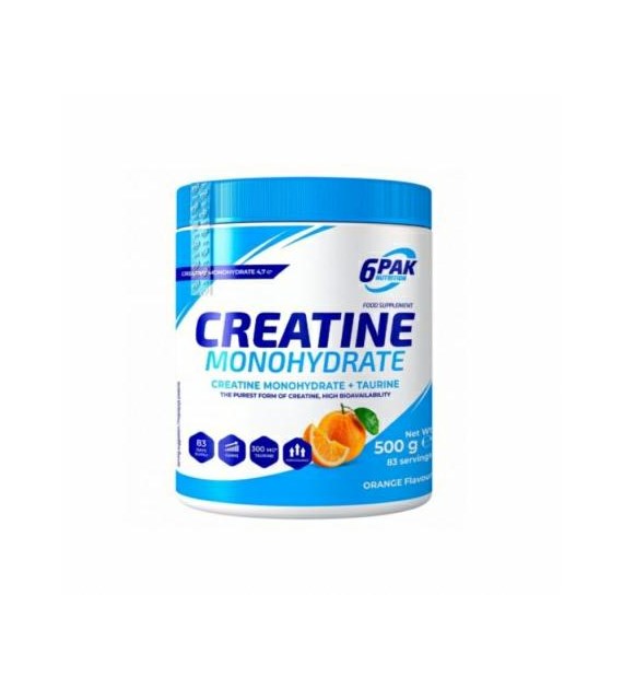 6PAK Creatine Monohydrate 500 g Natural / Naturalny