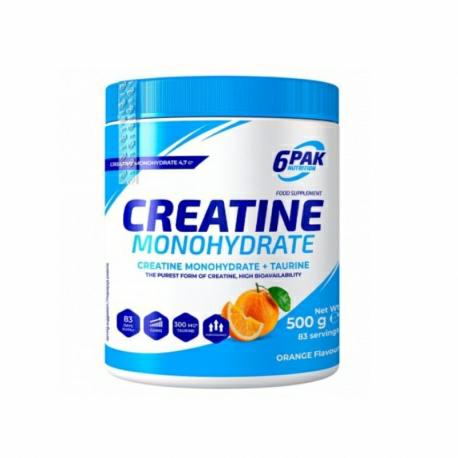 6PAK Creatine Monohydrate 500 g Natural / Naturalny