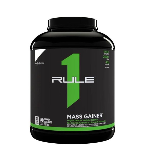 RU Mass Gainer 2590 g Strawberry Creme / Truskawka