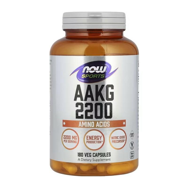 NOW AAKG 2200 180 veg caps. / AAKG