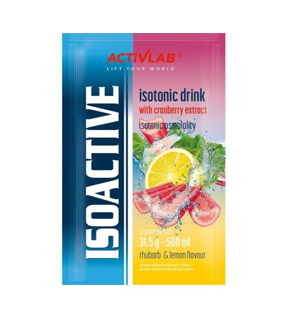 AC Isoactive 31,5 g Rhubarb & Lemon / Rabarbar z Cytryną