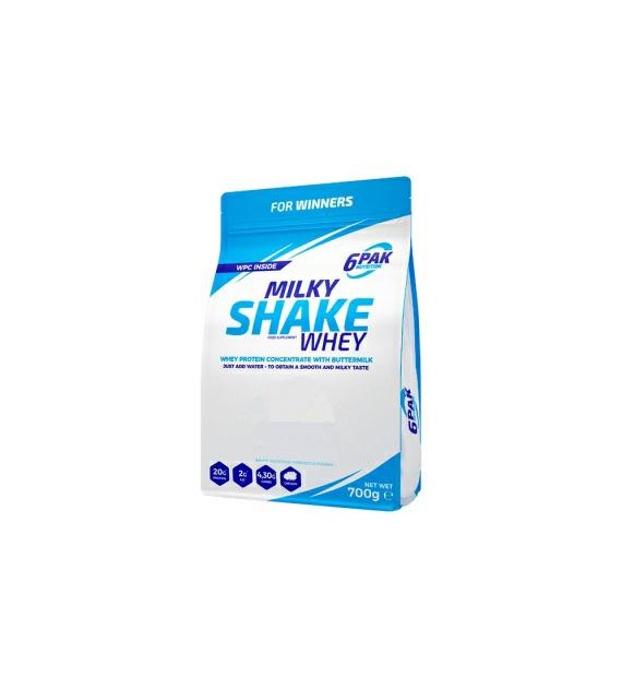 6PAK Milky Shake Whey 700 g Mango Lassi / Mango