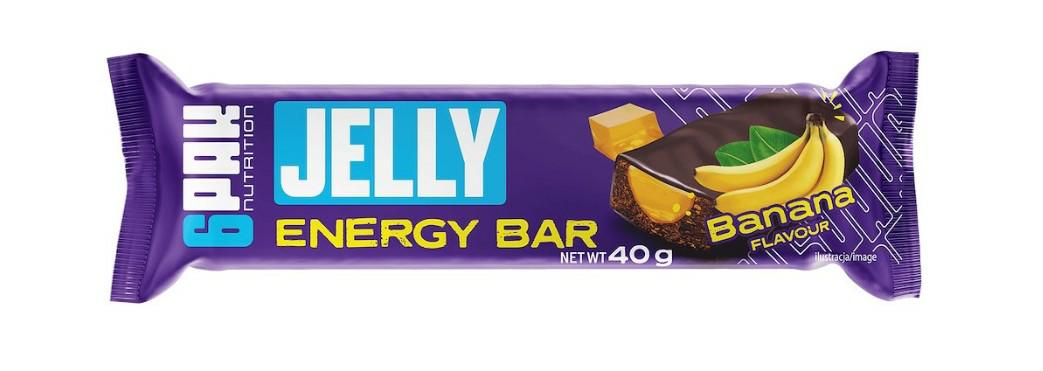 6PAK Jelly Energy Bar 40 g Banana / Banan