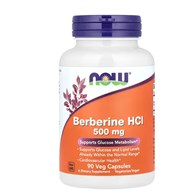 NOW Berberine HCL 500 mg 90 vege caps. / Berberyna