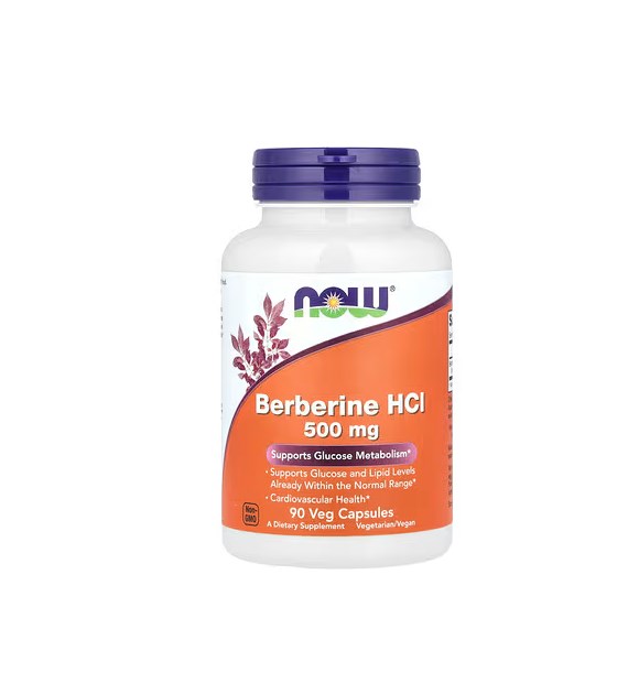 NOW Berberine HCL 500 mg 90 vege caps. / Berberyna